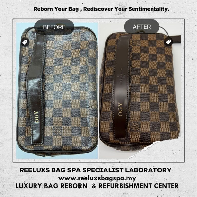 Louis Vuitton Damier Clutch Canvas Clutch Refurbishment