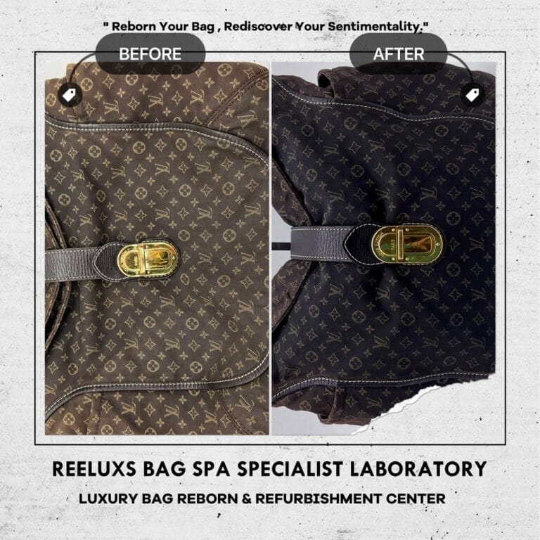 Louis Vuitton Romance Shoulder Bag Fabric Faded Color Refreshing Treatment