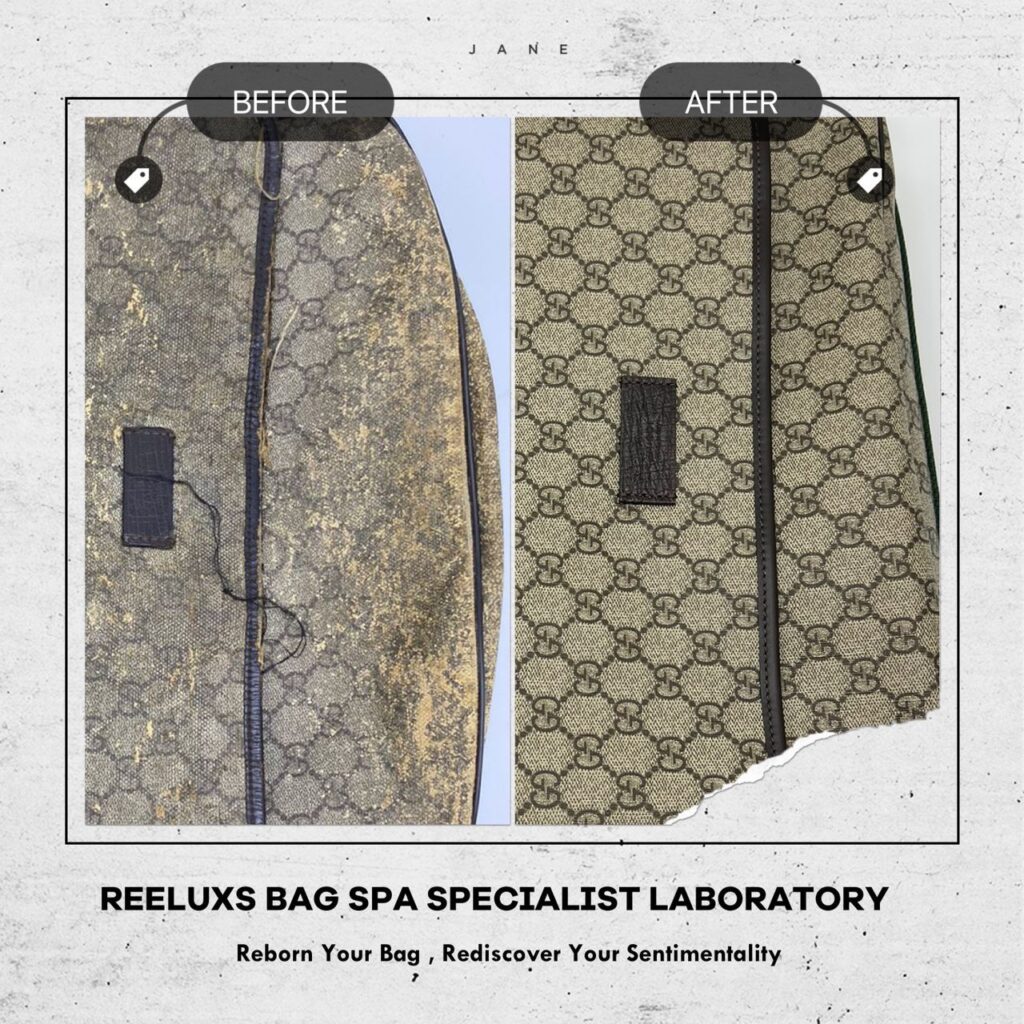 Gucci Classic Supreme Messenger Bag Oxidation Melted Refurbishment 2 Gucci Classic Supreme Messenger Bag Oxidation Melted Refurbishment