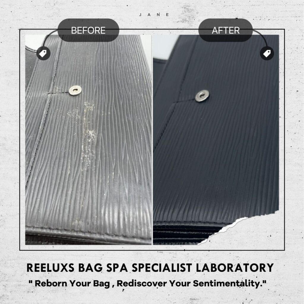 Epi Leather Wallet Color Faded Mold Damage — frame 4