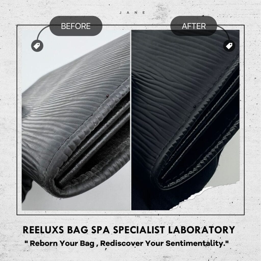 Epi Leather Wallet Color Faded Mold Damage — frame 7
