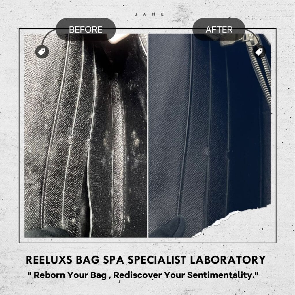 Epi Leather Wallet Color Faded Mold Damage — frame 8
