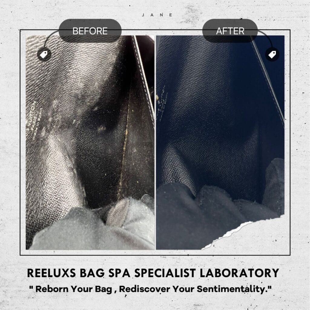 Epi Leather Wallet Color Faded Mold Damage — frame 9