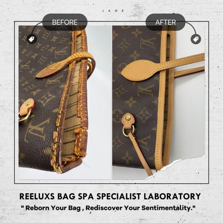 Louis Vuitton Neverfull MM Entire Vachetta Refurbishment