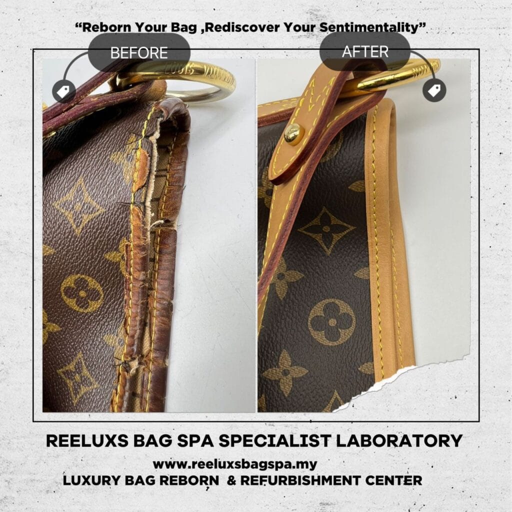 Delightful Monogram Canvas Vachetta Oxidation Cracked Refurbishment — frame 6