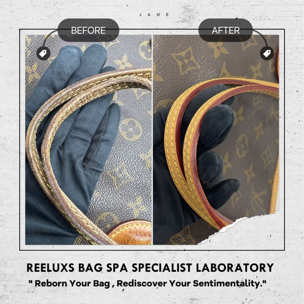 Neverfull Vachetta Handle Oxidation — frame 2