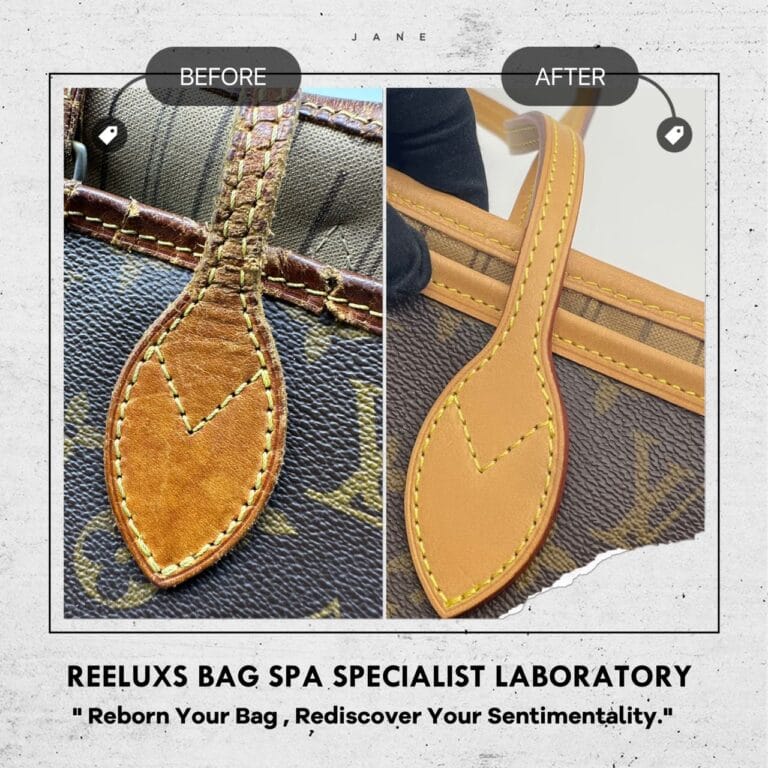 Louis Vuitton Neverfull Vachetta Handle Oxidation Replacement