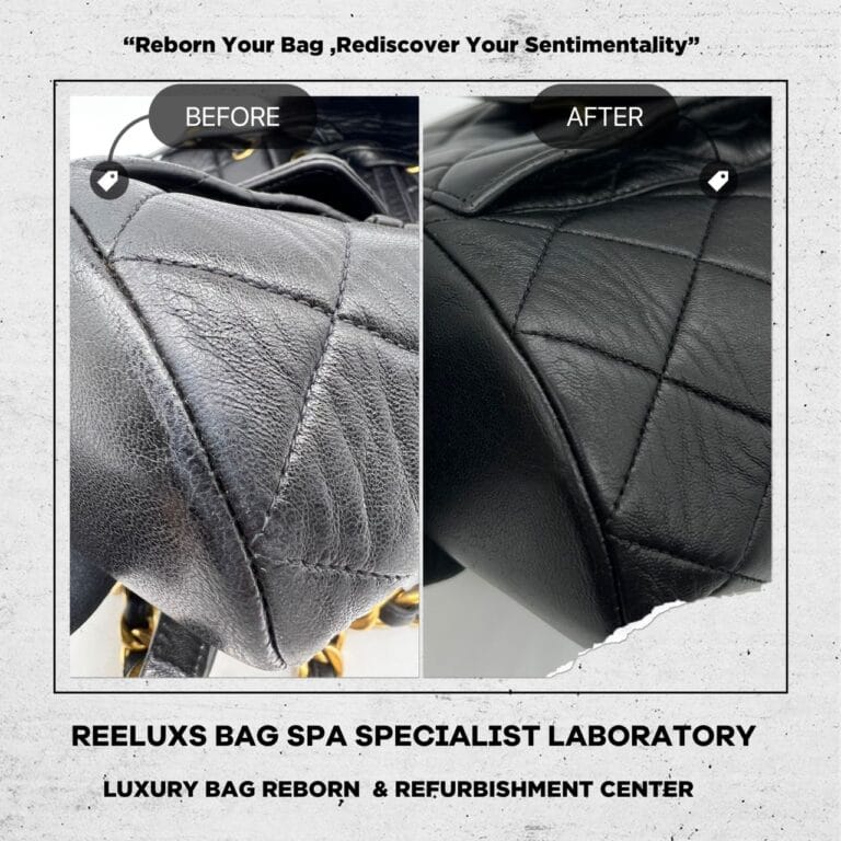 Chanel MATELASSE BACKPACK Restoration | Color Faded Solution