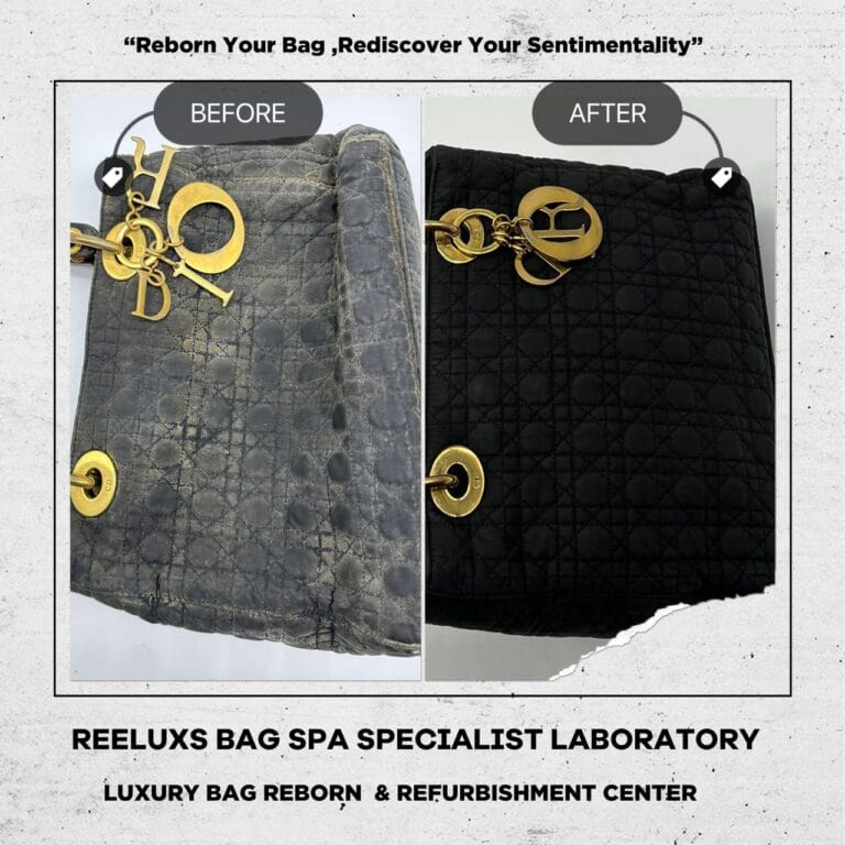 CHRISTIAN DIOR LADY DIOR | Cannage Fabric Mold Restoration Service