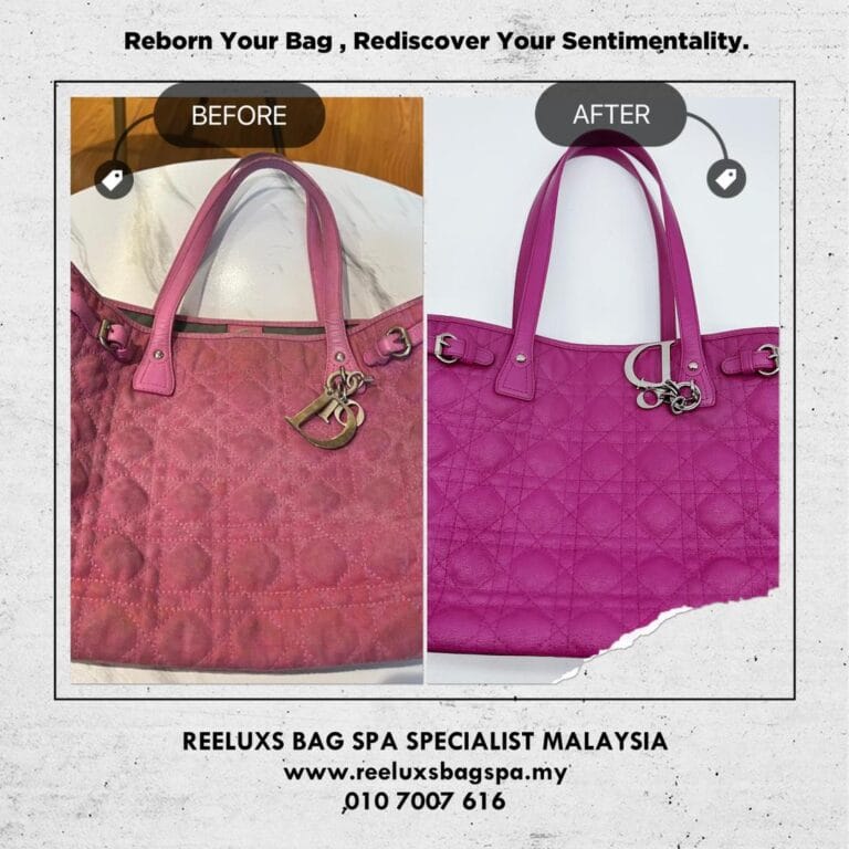 Dior TOTE BAG Restoration | Color Revival & Handle Repair Service