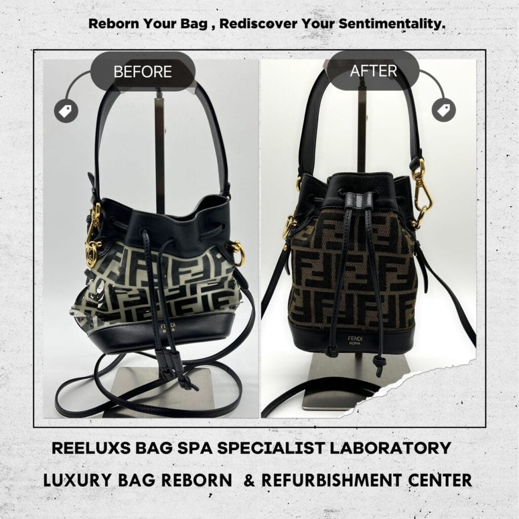 Revitalize Your FENDI MON TRESOR Bucket Mini Bag: Combat PVC Oxidation, Repair… — frame 3