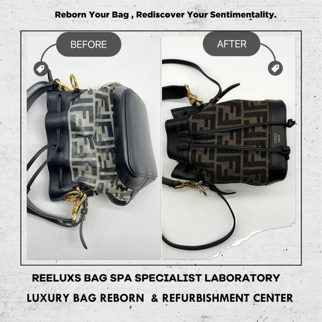 Revitalize Your FENDI MON TRESOR Bucket Mini Bag: Combat PVC Oxidation, Repair… — frame 4