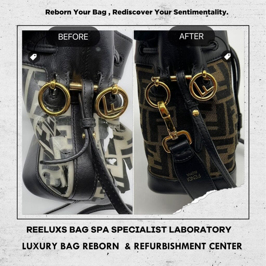 Revitalize Your FENDI MON TRESOR Bucket Mini Bag: Combat PVC Oxidation, Repair… — frame 6