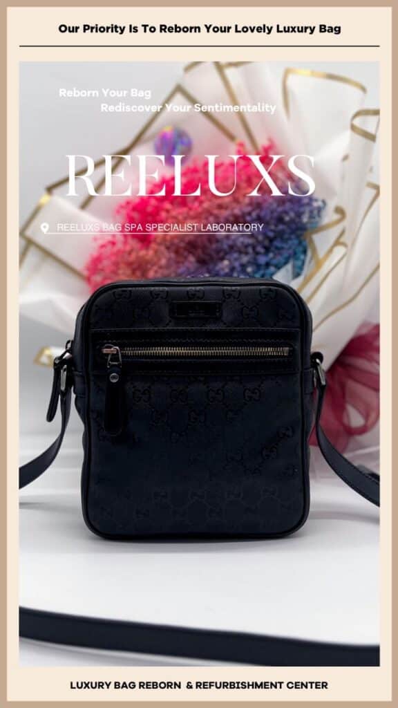 Premium Color Change & Refurbishment for GUCCI GG IMPRIME SHOULDER BAG — frame 2