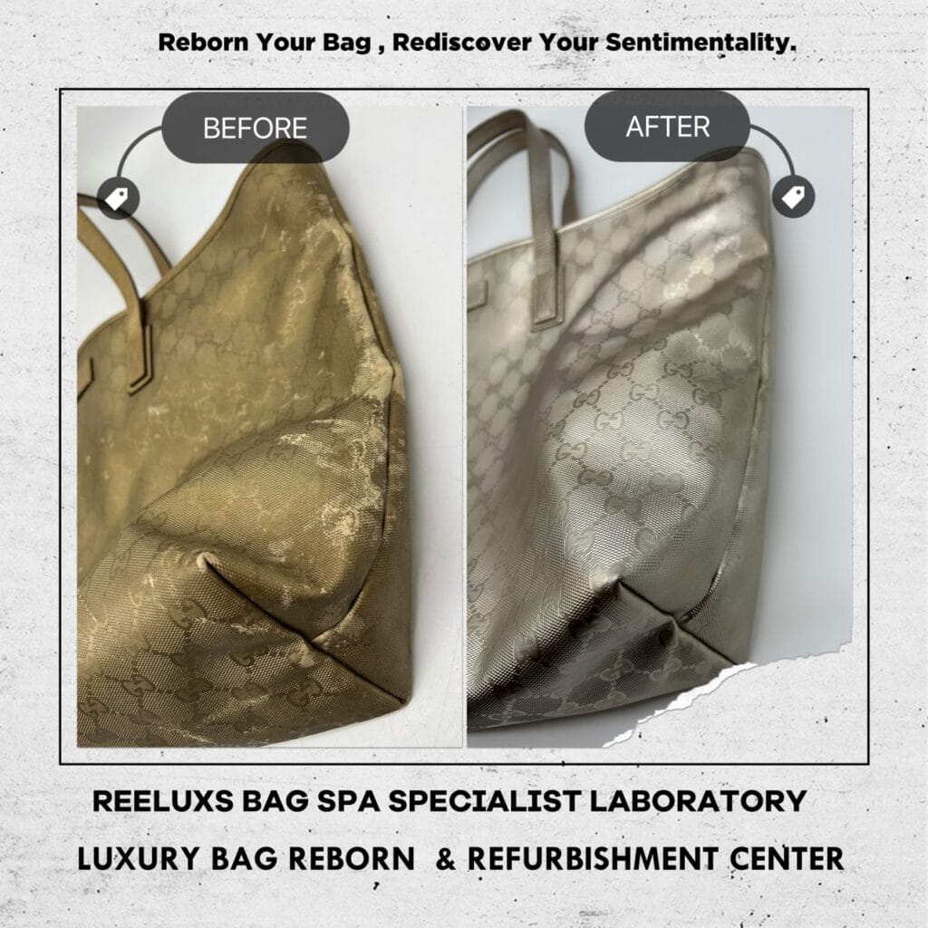 METALLIC TOTE Restoration | Renewal for Faded Oxidized Finish — frame 2