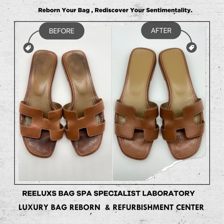 Hermès SANDAL Revival | Sole Replacement & Color Restoration