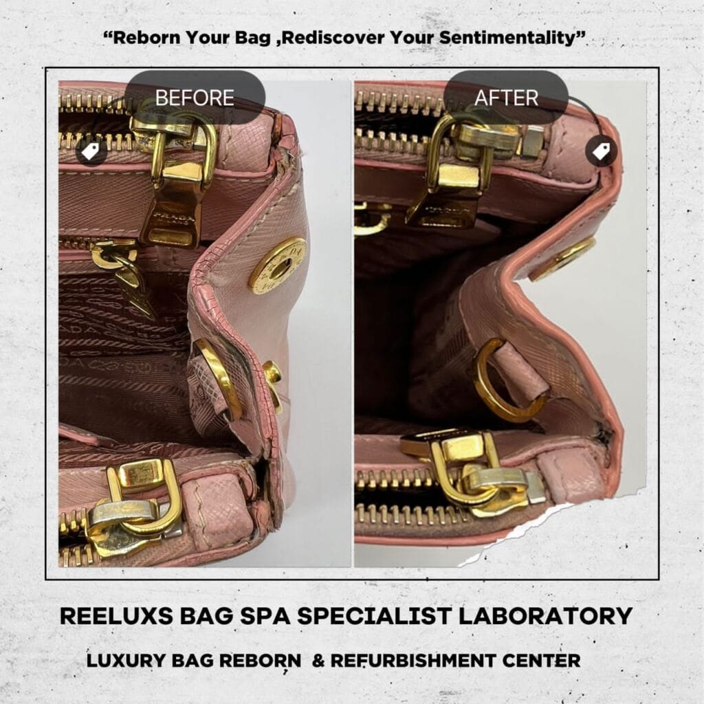 SAFFIANO HANDBAG Restoration | Oil Edge Damage — frame 1