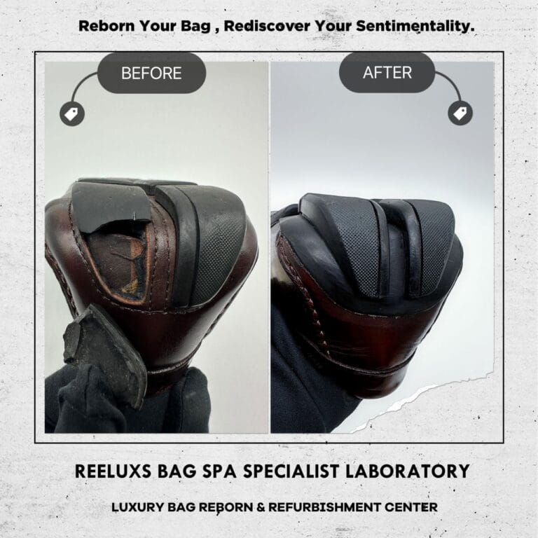 SALVATORE FERRAGAMO SHOES Restoration | Sole Oxidation Damage Repair