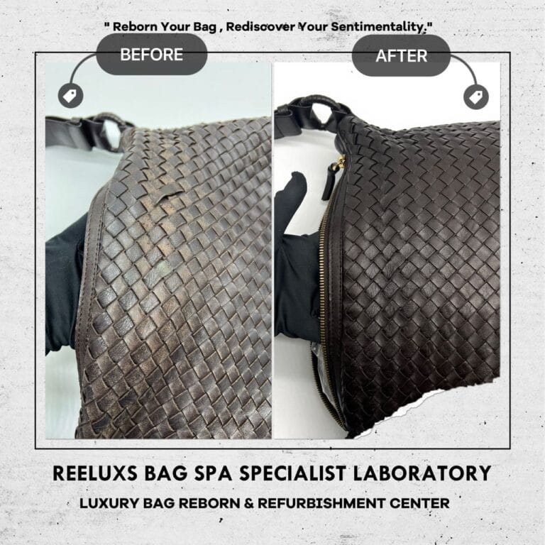 Bottega Veneta Handbag Restoration: Faded Color Repair