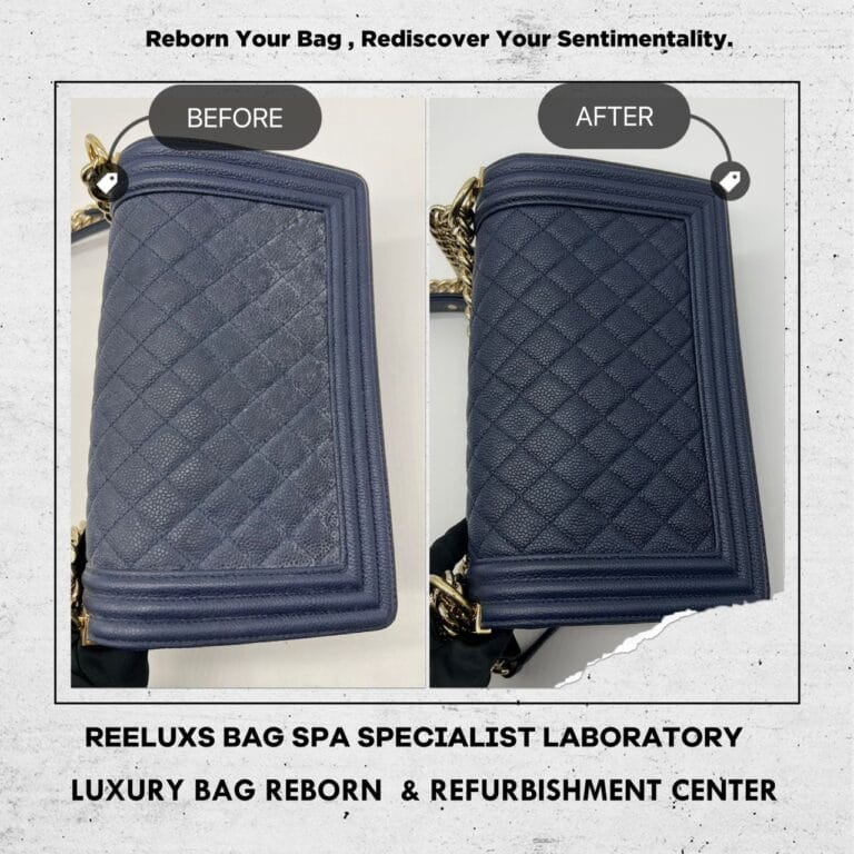 Chanel BOY Mold Damaged Mold Removal Treatment Deep Spa Cleaning