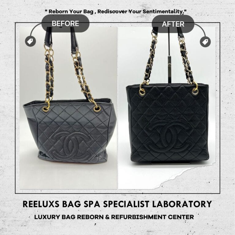Chanel Caviar Leather Restoration: Reshape & Color Renewal