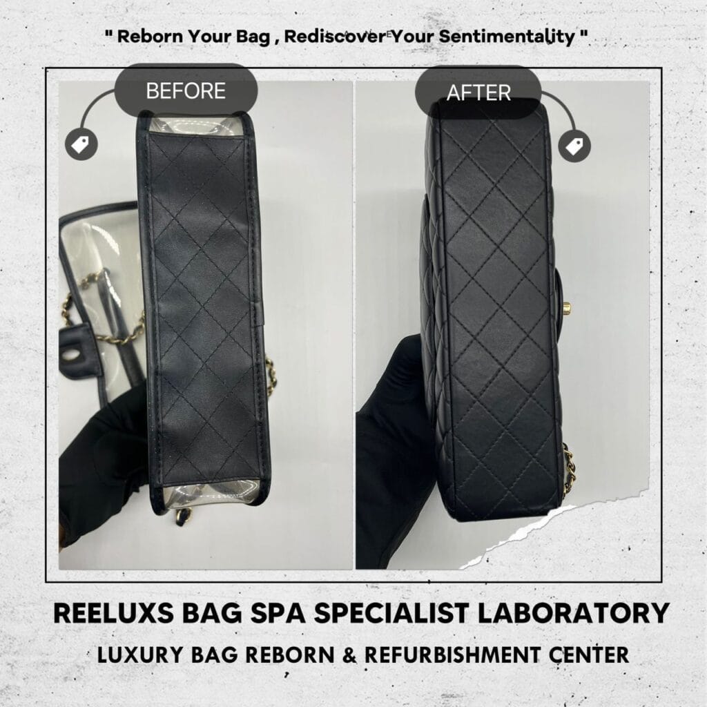 PVC Flap Bag Customized To Lambskin Leather — frame 3