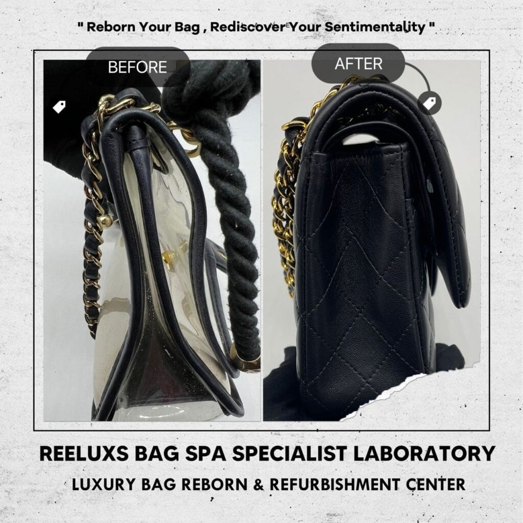 PVC Flap Bag Customized To Lambskin Leather — frame 4