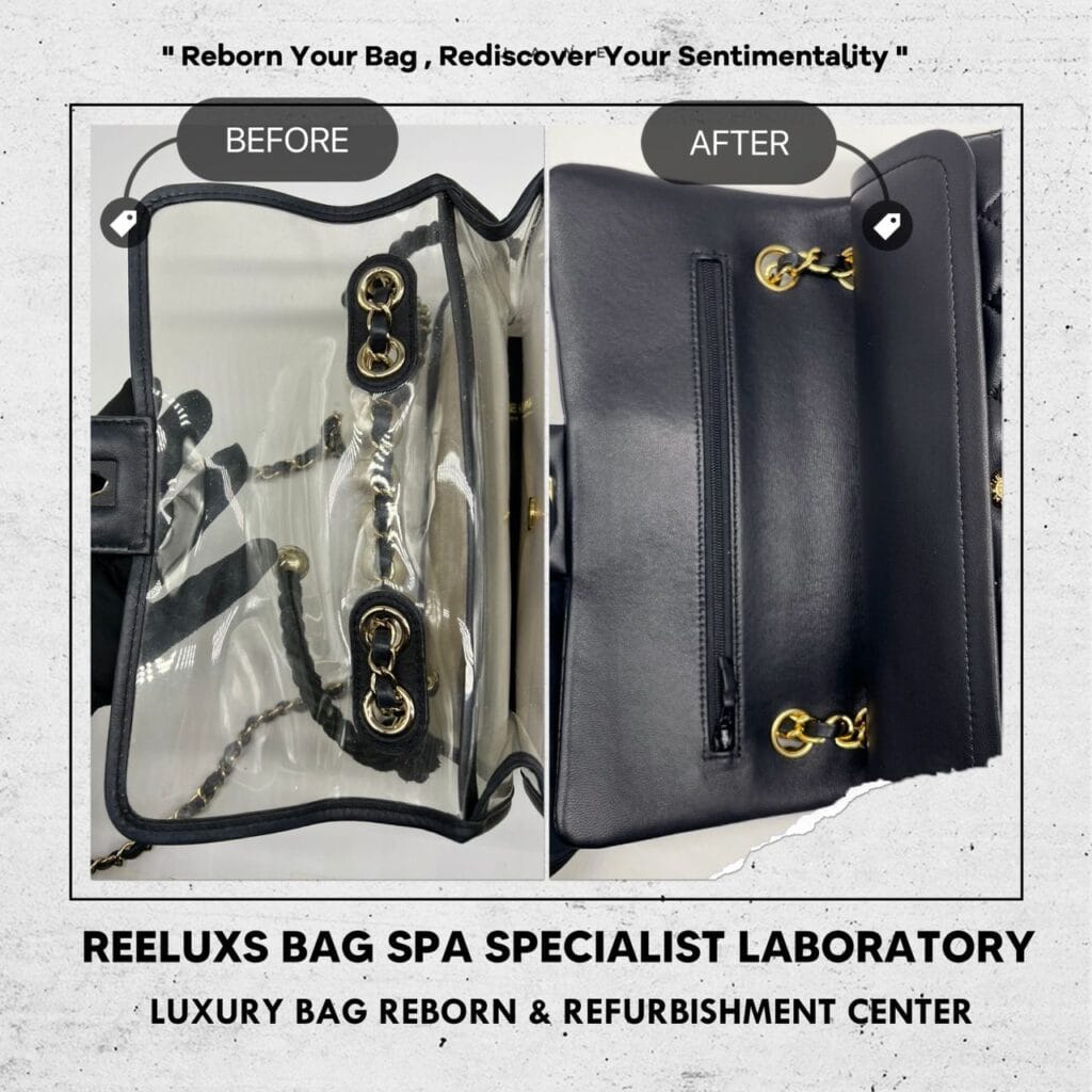PVC Flap Bag Customized To Lambskin Leather — frame 5