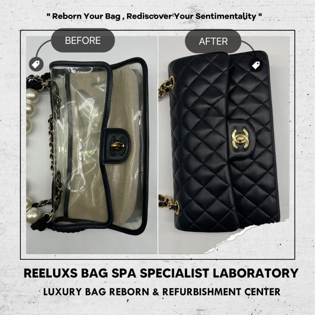 PVC Flap Bag Customized To Lambskin Leather — frame 8