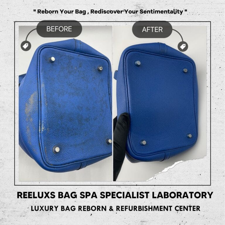 Hermès PICOTIN Leather Mold Damaged & Color Damage Restoration