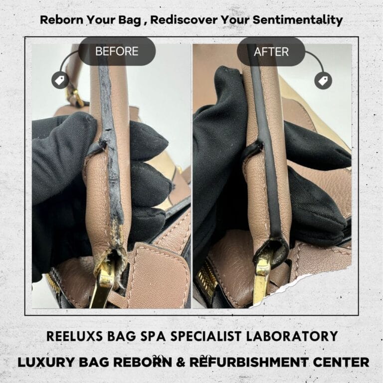 Loewe Puzzle Bag Repair: Oil Edge Damage Replacement