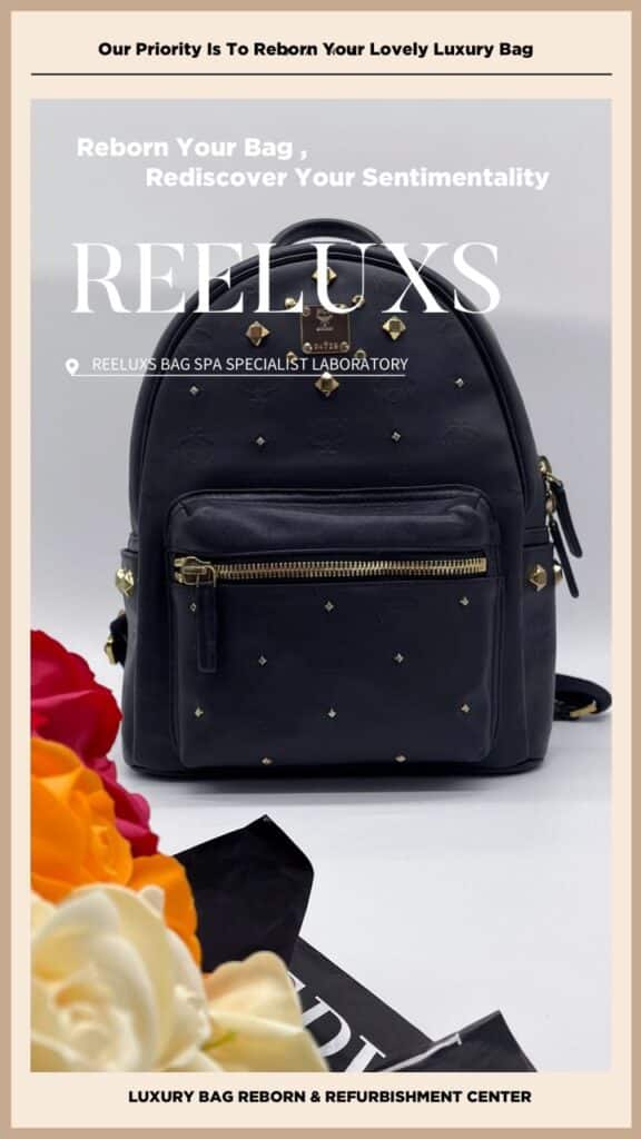 MONOGRAM LEATHER BACKPACK Inner Damaged — frame 2