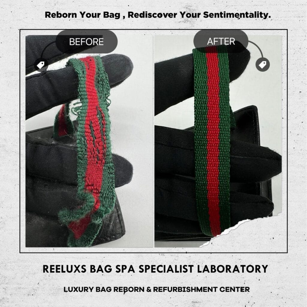Wallet Restoration: Fabric Strap Replacement & Color — frame 1