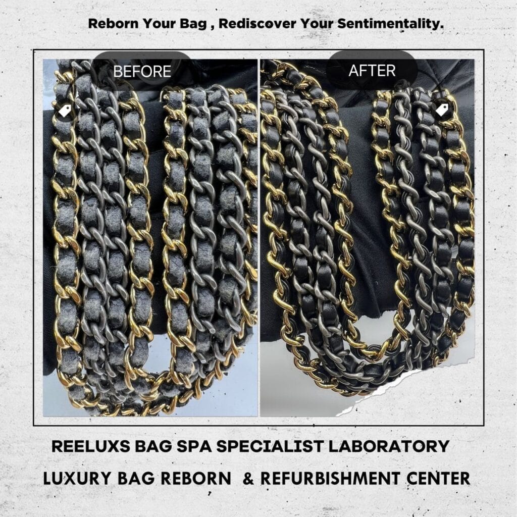 Black Gabrielle Hobo Bag Chain Leather Oxidation — frame 1