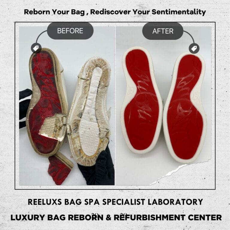 CHRISTIAN LOUBOUTIN Sneaker Sole Oxidation Replacement & Refurbishment