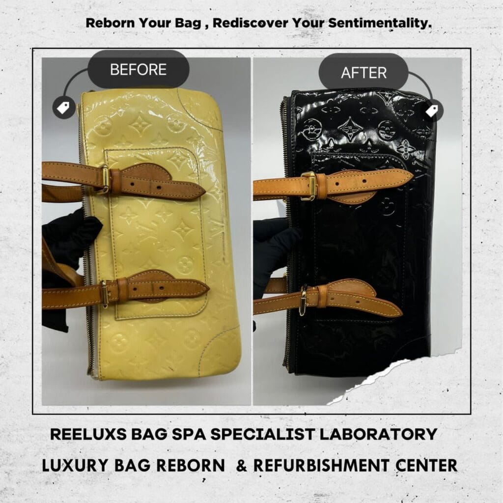 Rosewood Handbag Patent Leather Color Oxidation Patent Leather — frame 1