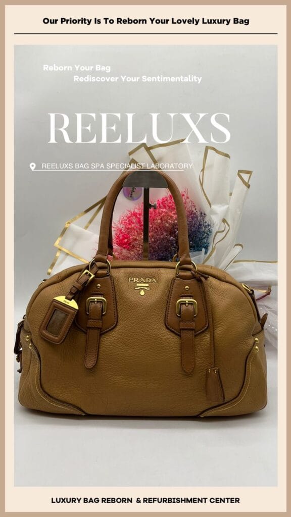 BAULETTO DEERSKIN BAG Color Faded Corner Dameged — frame 2