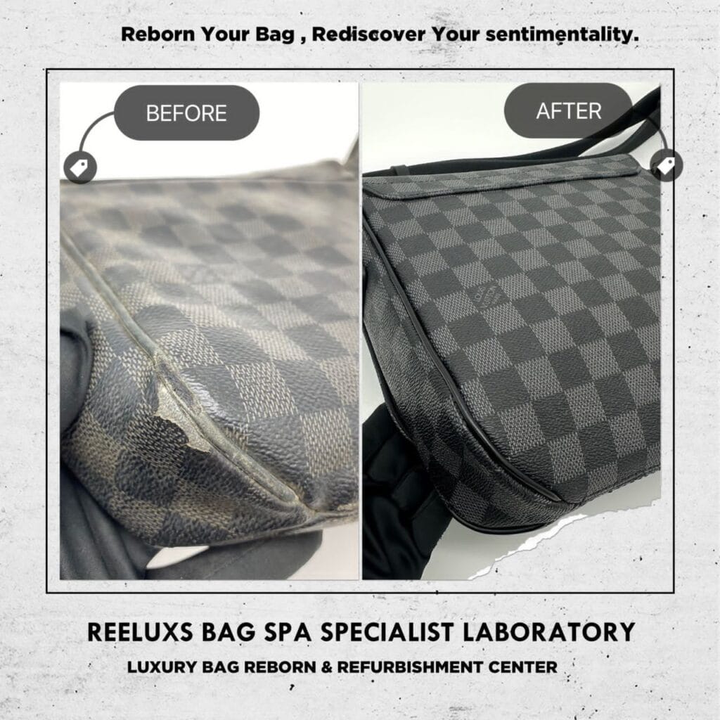Damier Graphite Bag Refurbishment — frame 6