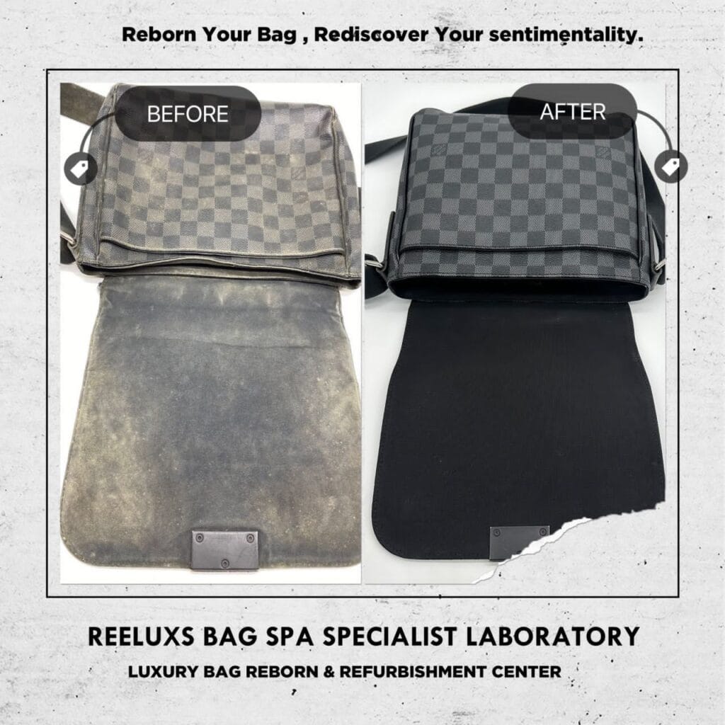 Damier Graphite Bag Refurbishment — frame 7