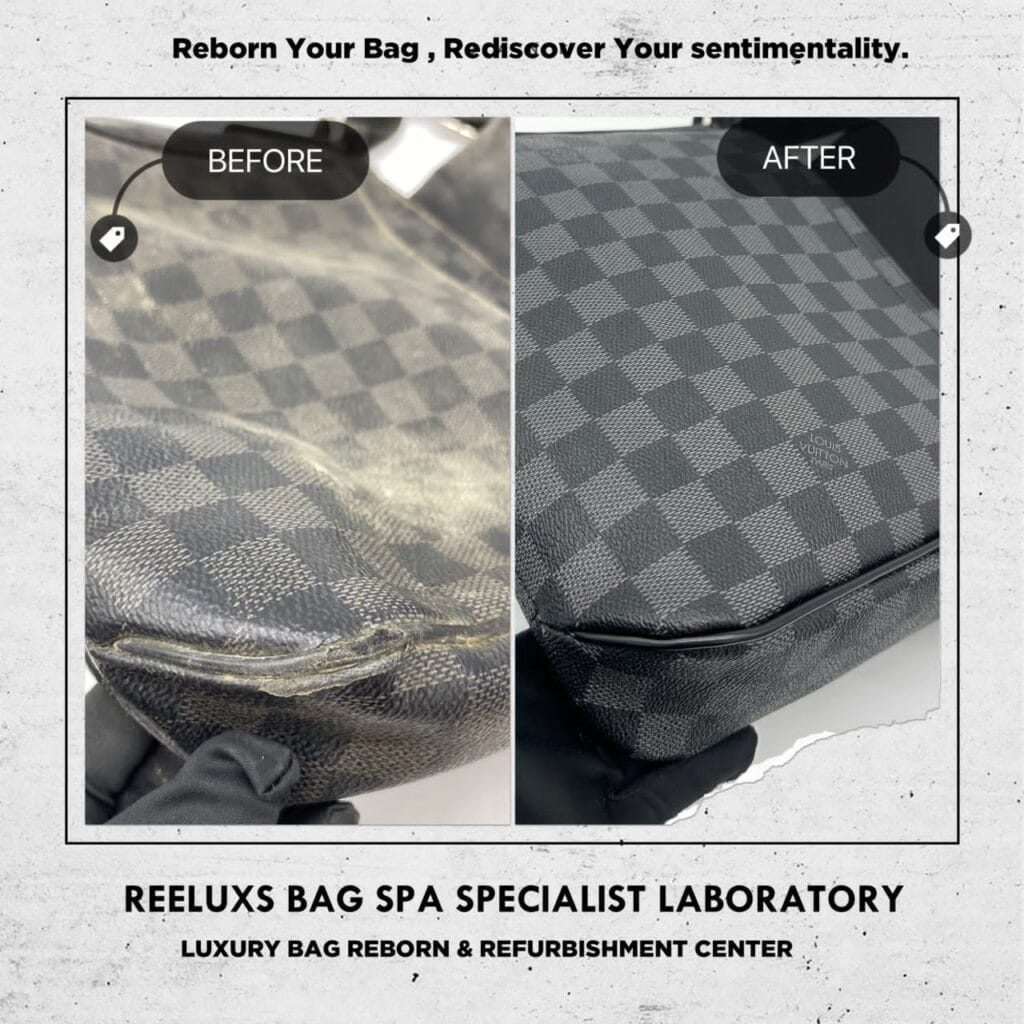 Damier Graphite Bag Refurbishment — frame 12