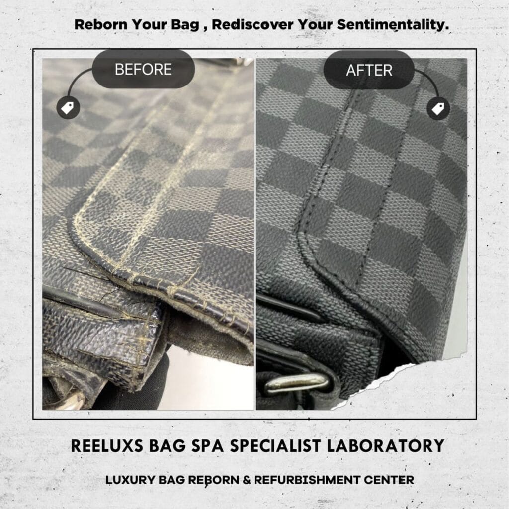 Damier Graphite Bag Refurbishment — frame 3