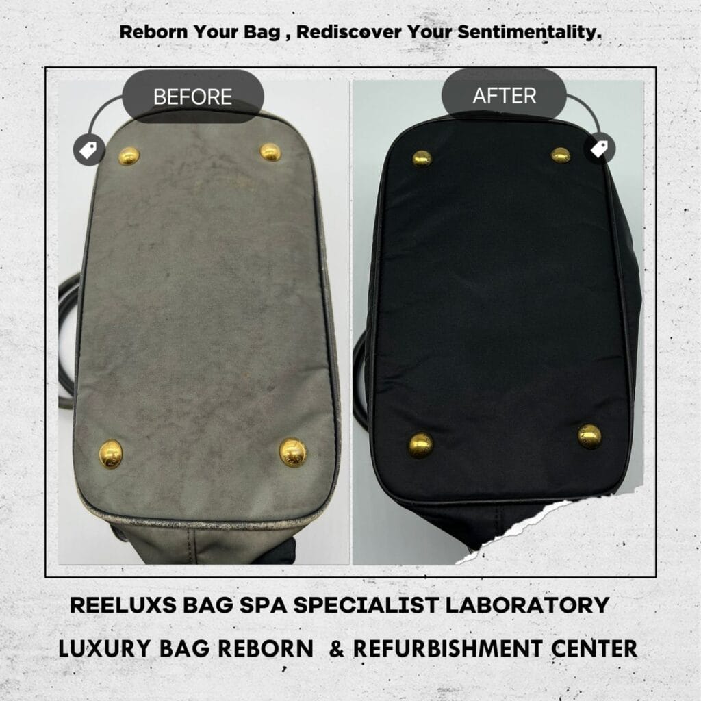 Hobo Bag Oil Edge Crack & Damaged Repairing Leather Scratch Color Faded Restoration — frame 7