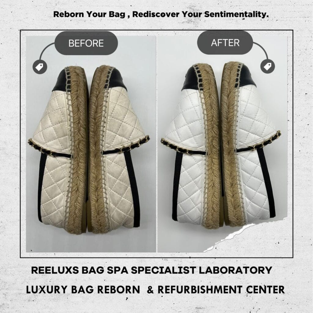 ESPADRILLES Shoes Leather Scratch Yellowish Problem Color Faded — frame 16