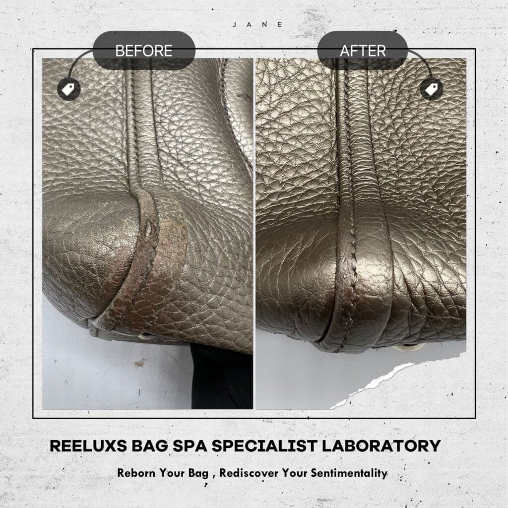 Soho Metallic Shoulder Bag Cleaning Corner Damaged Color Faded Metallic — frame 1