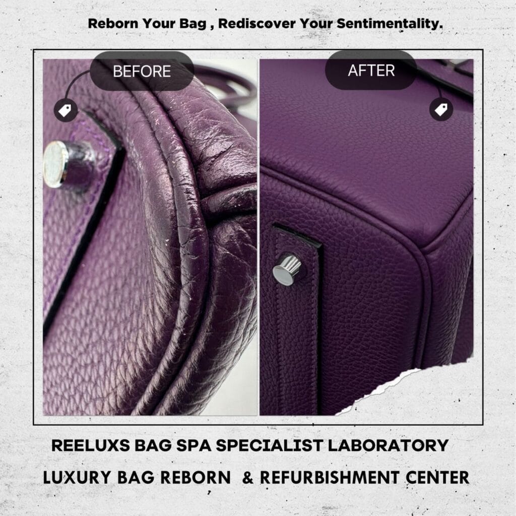 Birkin Ultra Violet in Togo Leather with Palladium Hardware Bag Run Of… — frame 6