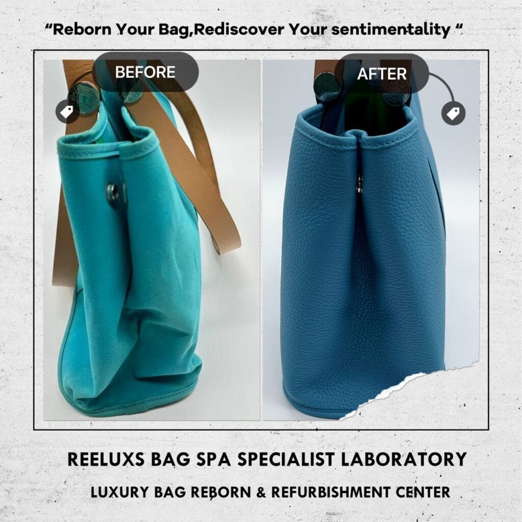 Cabag Bleu Tempete Rouge H Toile Officier Canvas Tote Customized To Togo… — frame 4