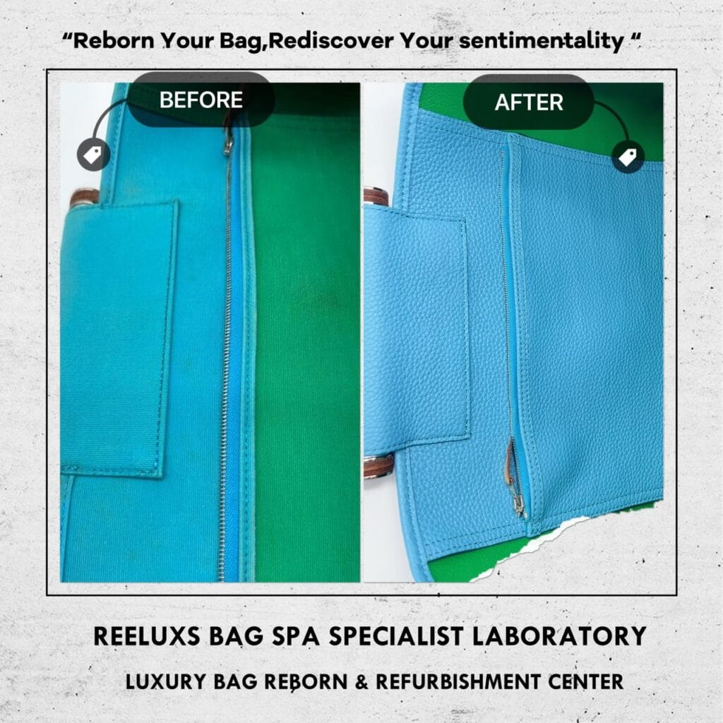 Cabag Bleu Tempete Rouge H Toile Officier Canvas Tote Customized To Togo… — frame 7