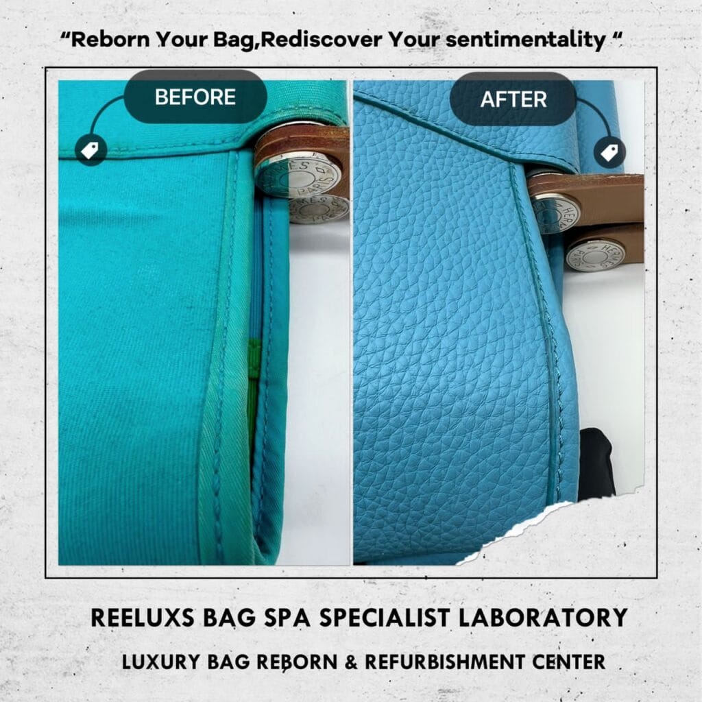 Cabag Bleu Tempete Rouge H Toile Officier Canvas Tote Customized To Togo… — frame 11