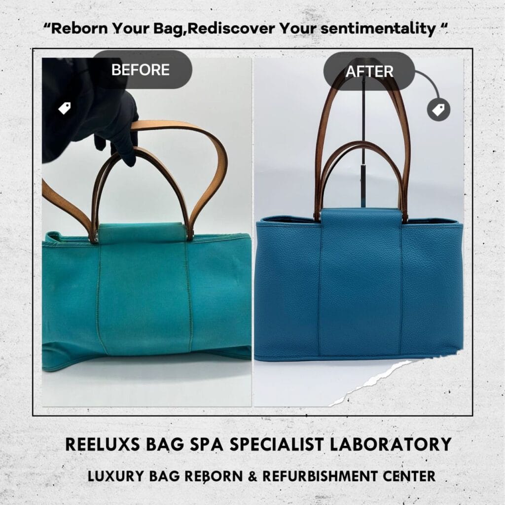 Cabag Bleu Tempete Rouge H Toile Officier Canvas Tote Customized To Togo… — frame 1