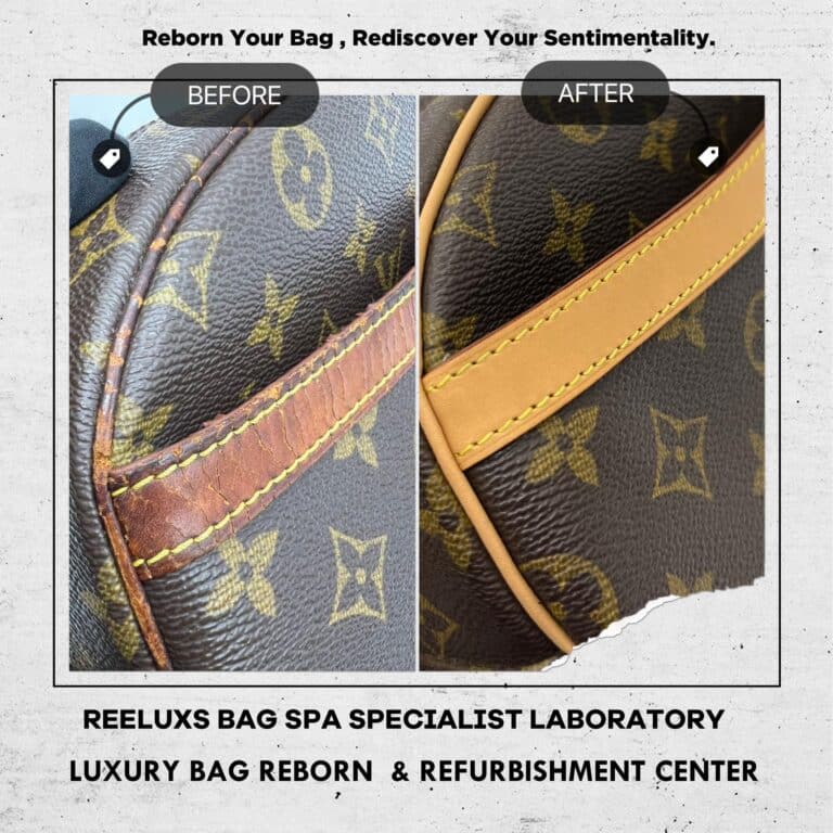 Louis Vuitton Blois Blower Crossbody Shoulder Bag Entire Vachetta & Interior Damaged Oxidation Replacement & Refurbishment